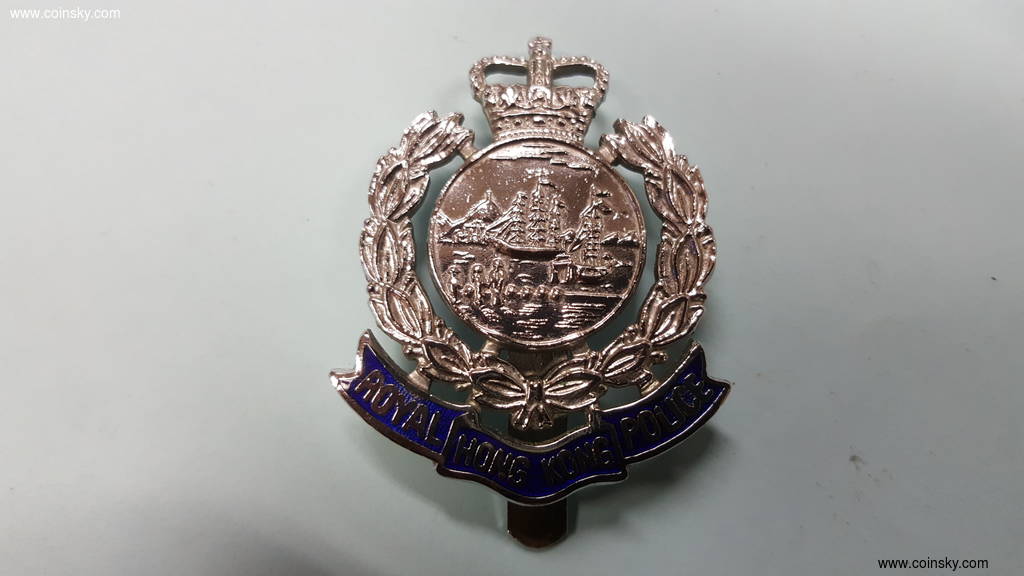 香港1997年前警察帽徽