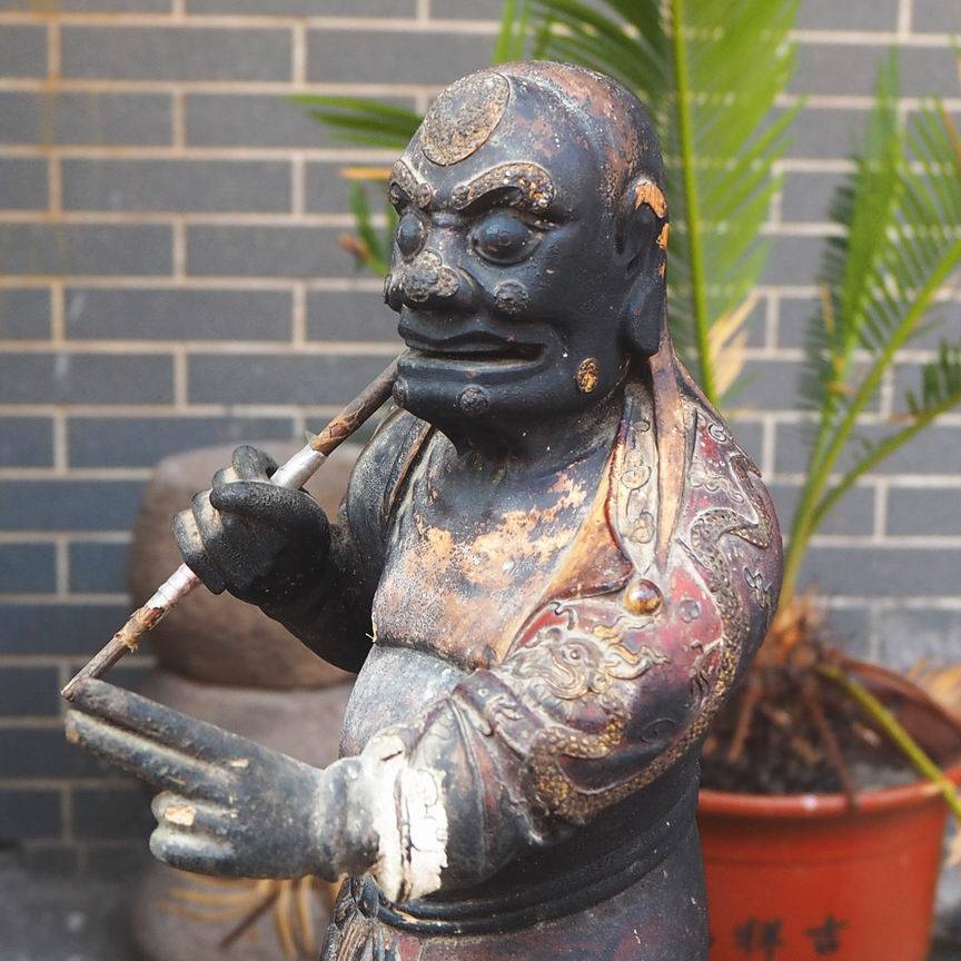 清代沙县工木雕-太保公神像