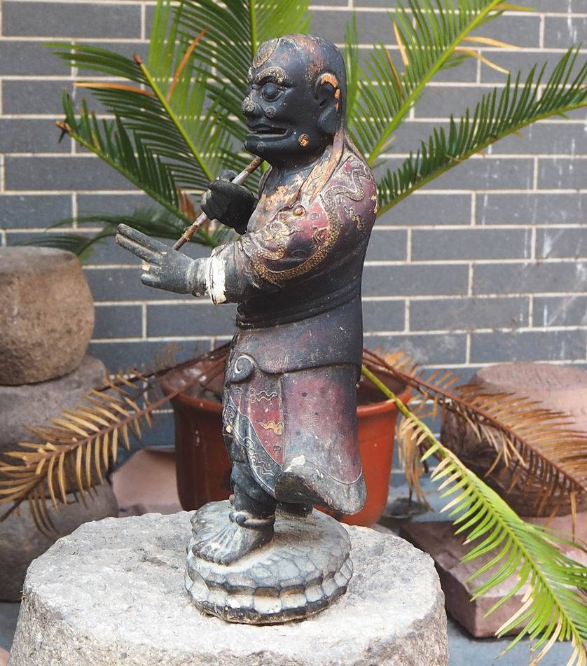 清代沙县工木雕-太保公神像