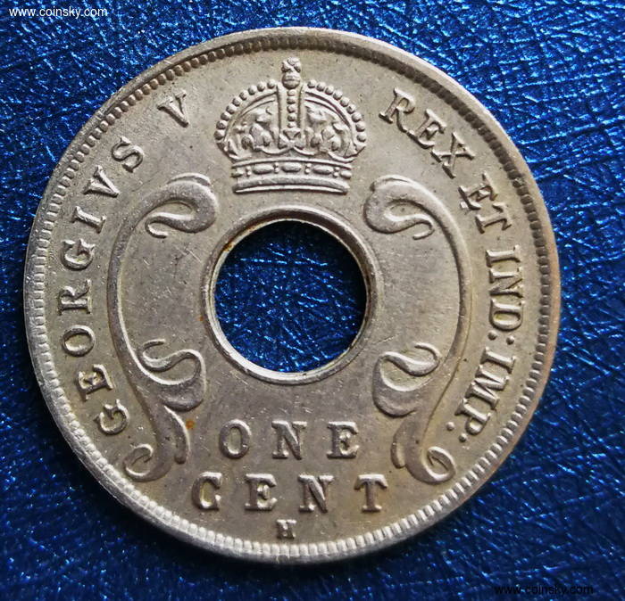 钱币天堂--个人展馆--英属东非钱币--乌干达保护地1分镍币