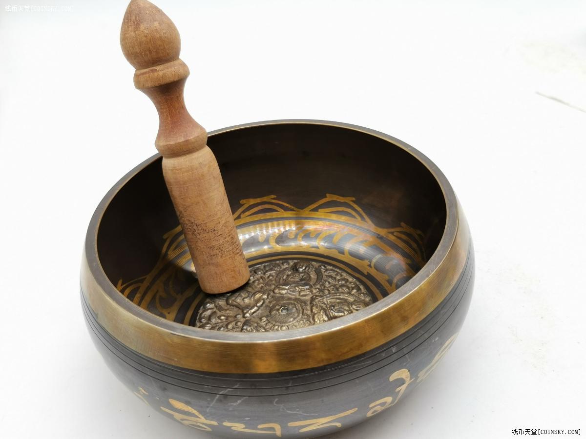 钱币天堂·交易区详情·一线新收 铜器 六字真言 佛钵 声音悦耳