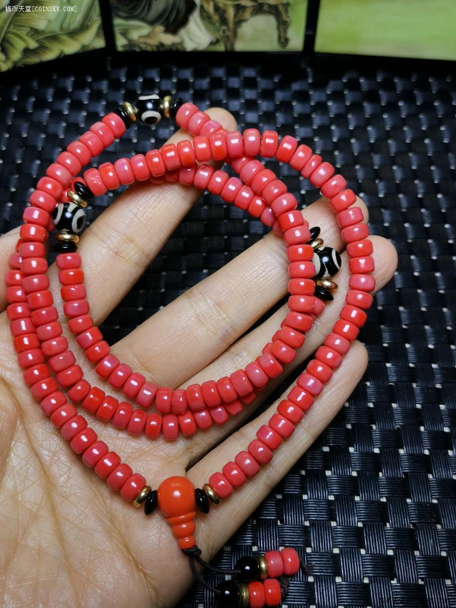 钱币天堂·交易区详情·漂亮的海竹手串佛珠a10