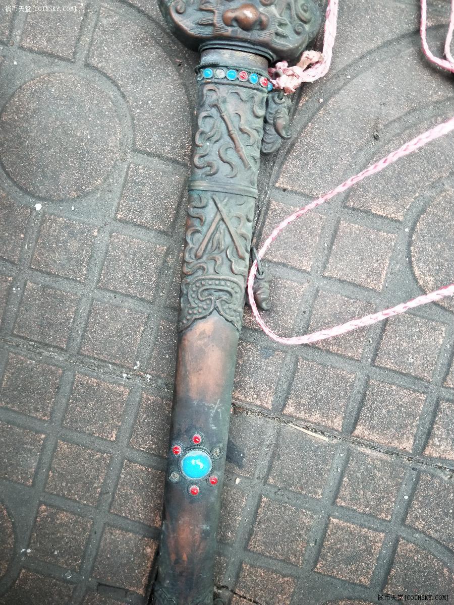 钱币天堂·交易区详情·按工艺品:一把红铜纯钢镇宅风水剑