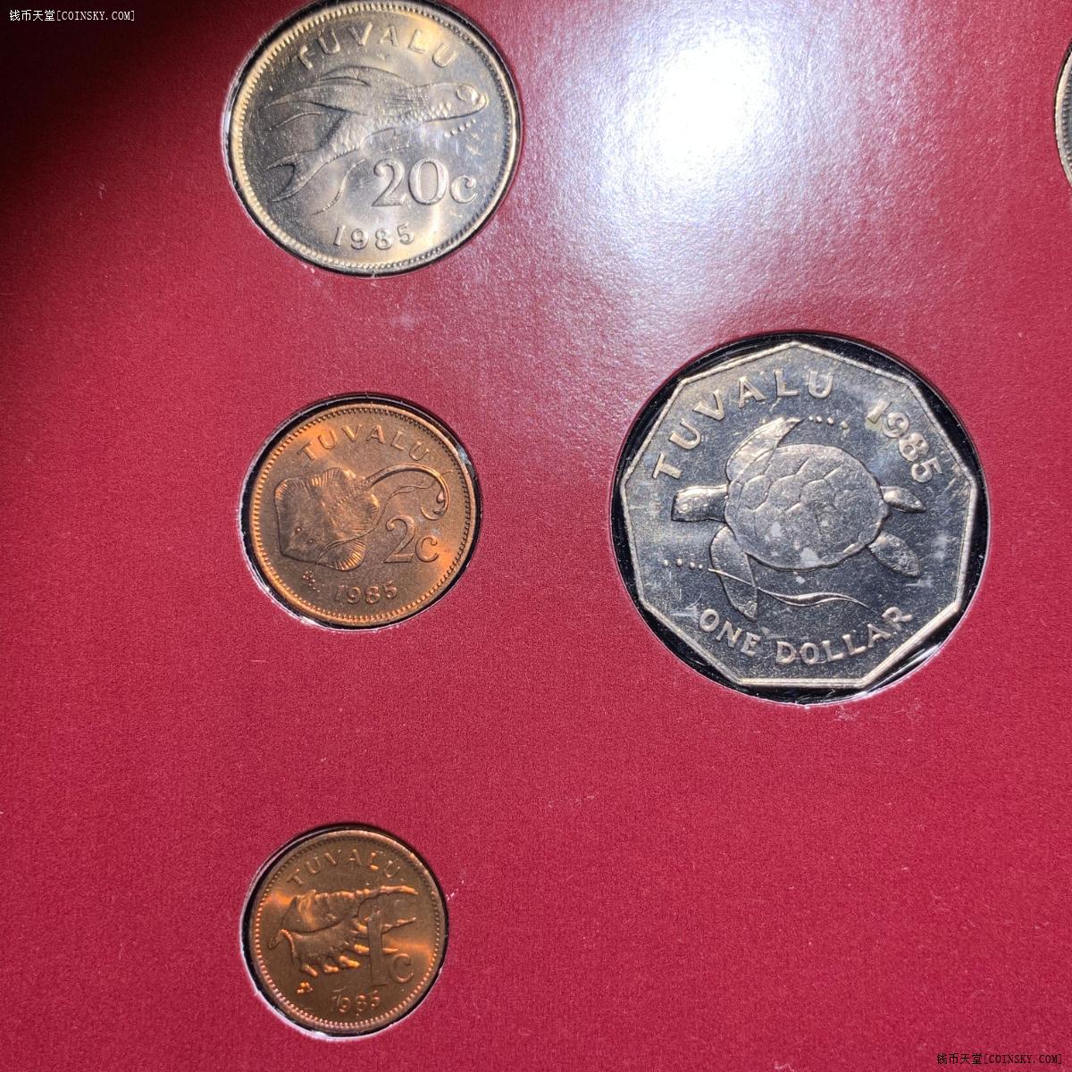 图瓦卢硬币图片