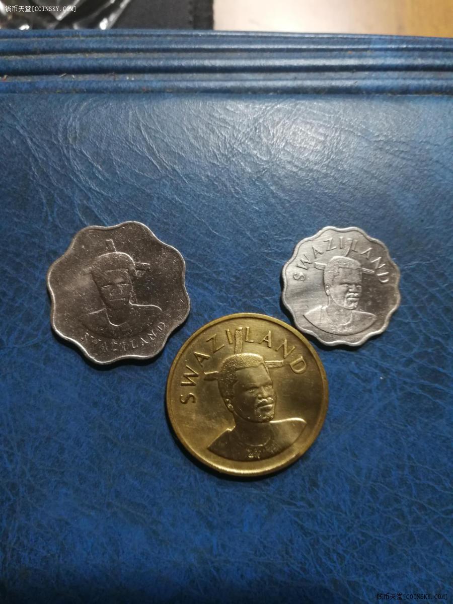 斯威士兰散币3枚一起