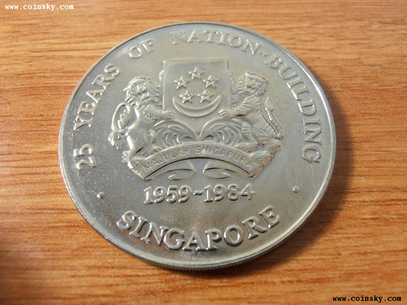新加坡1984年5元特价