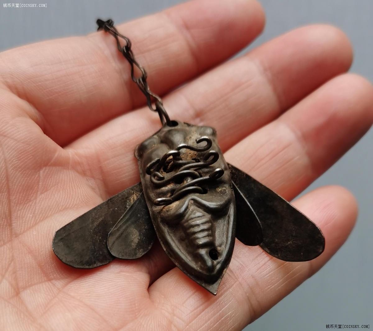 钱币天堂·交易区详情·一只溜银铜蝉