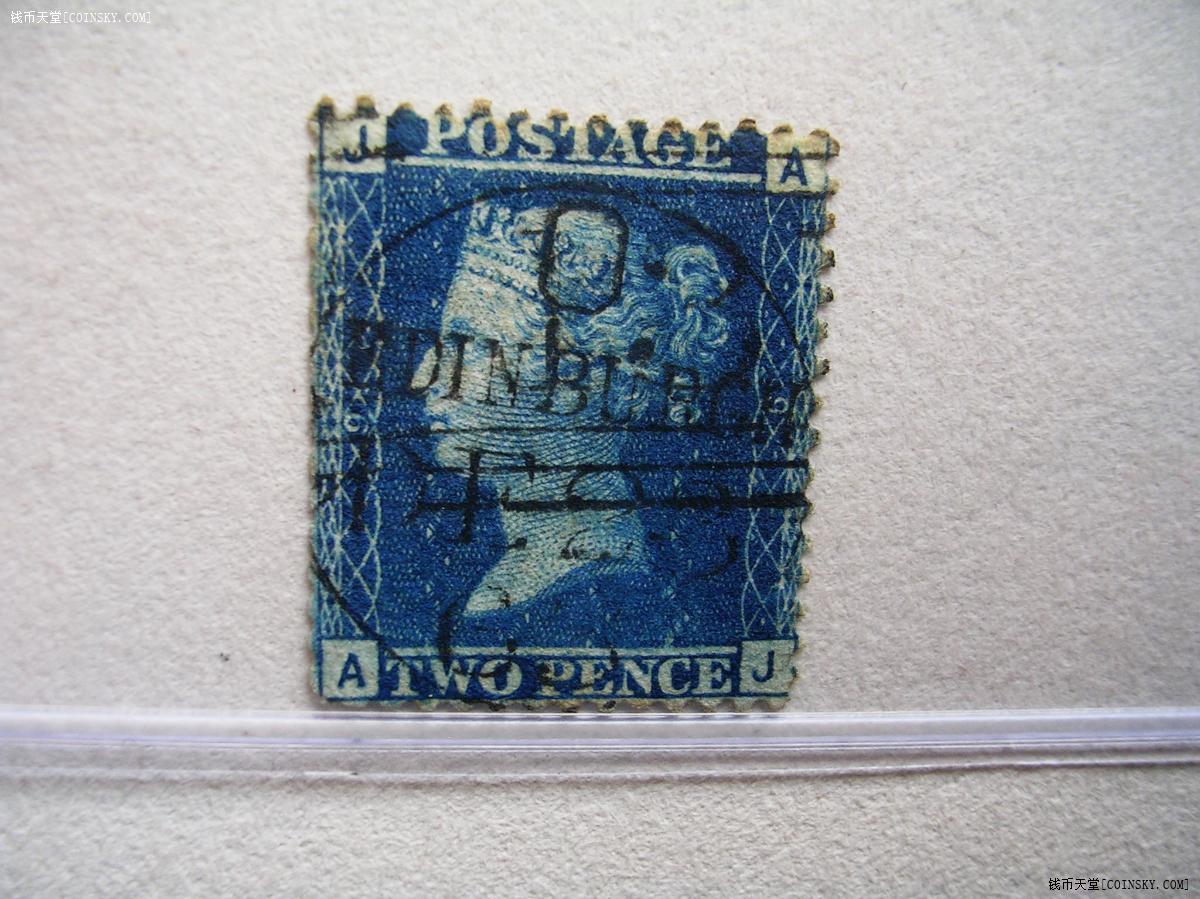 早期(古典)蓝便士.ajja.雕刻版.1枚