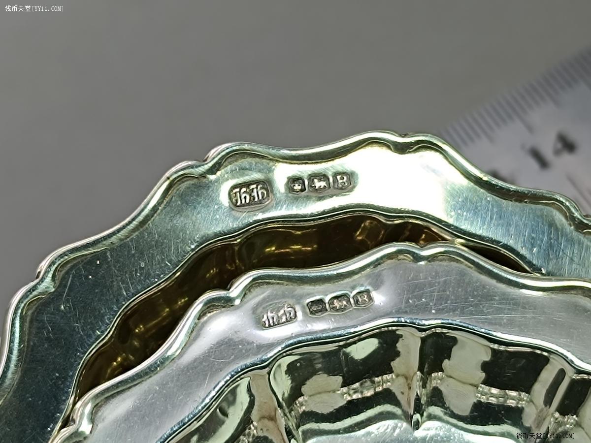 钱币天堂·交易区详情·绝对小精品……英国走狮标纯银古董,铭文葵口