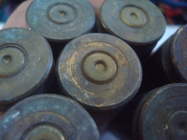 钱币天堂·交易区详情·早期大型高射机枪铜弹壳7个重近一斤