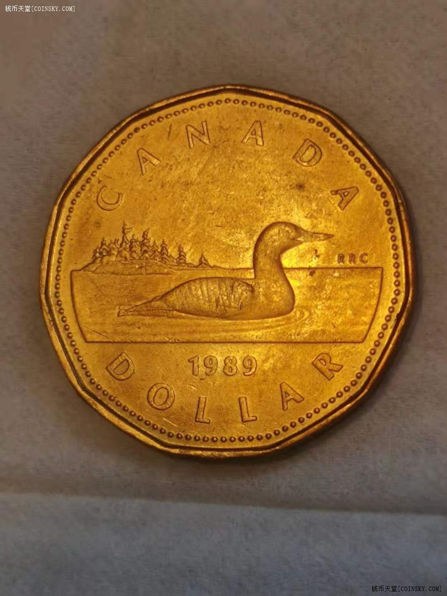 天堂·交易区详情·【出谱*原光未流通】1989年加拿大伊丽莎白女铜币