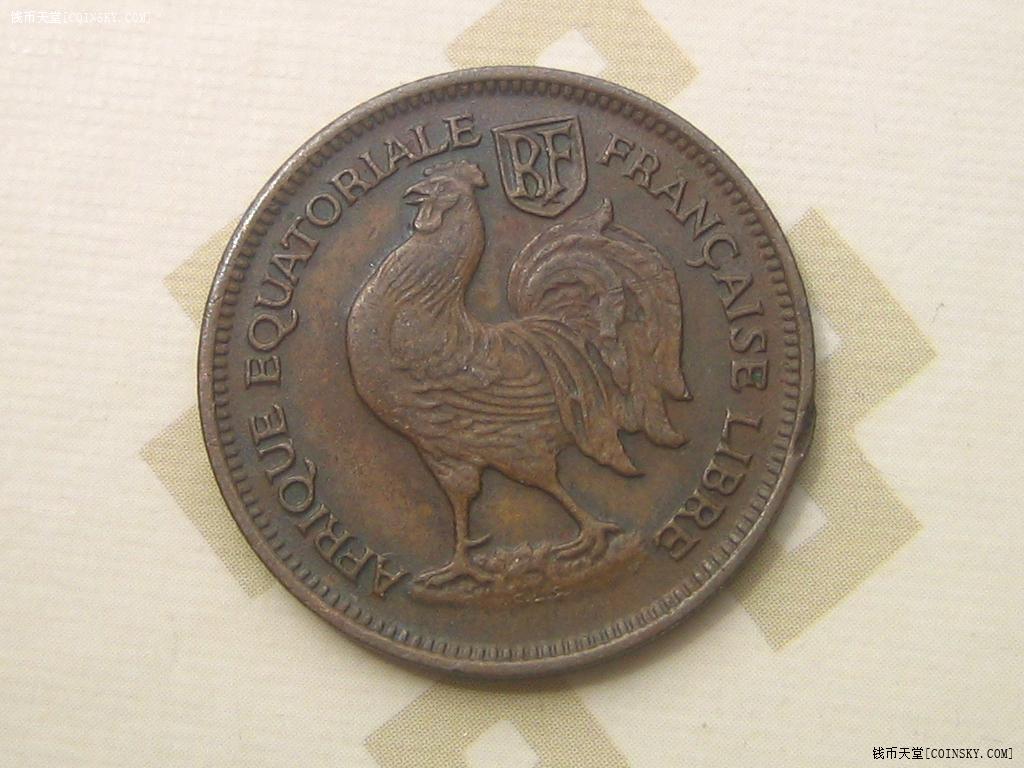 1943年法属赤道非洲50分