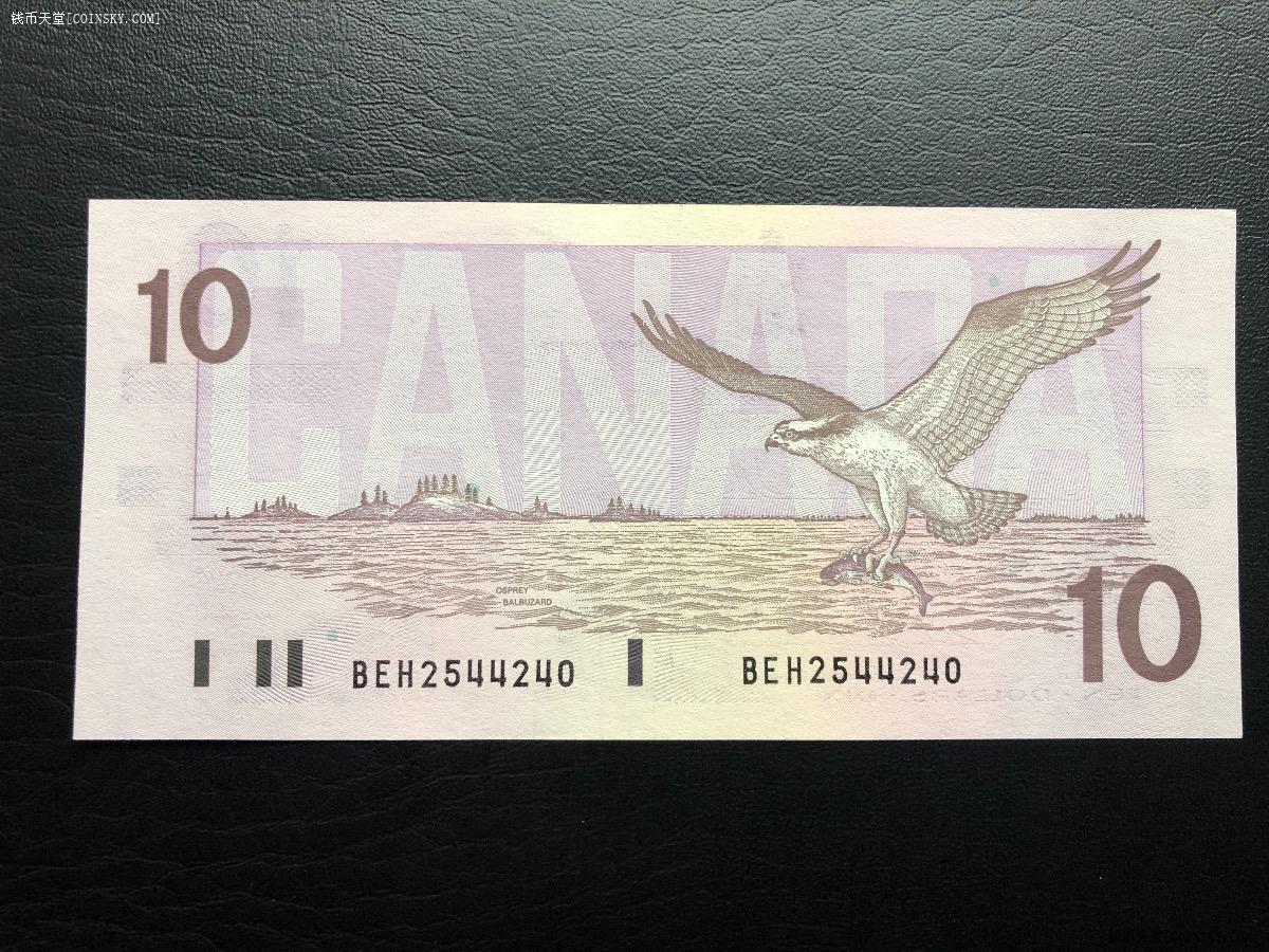 钱币天堂·交易区详情·全新加拿大1989年10加元