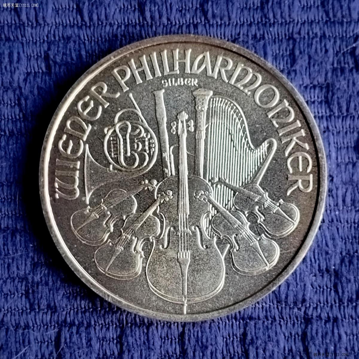 钱币天堂·交易区详情·2008年奥地利维也纳爱乐乐团1盎司银币首发币