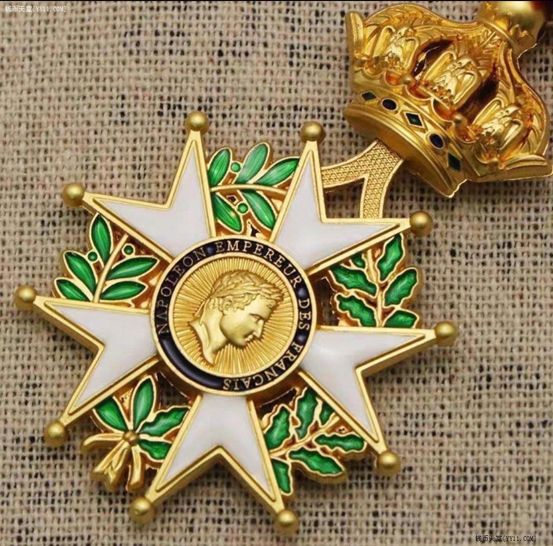 钱币天堂·交易区详情·法国拿破仑皇帝高级骑士军官团荣誉军团勋章