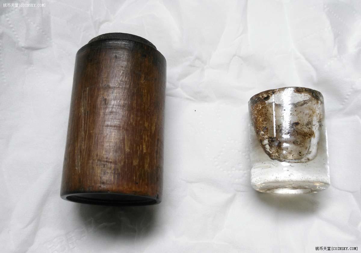 钱币天堂·交易区详情·老xi角鸦片膏罐,鸦片琉璃灯盖