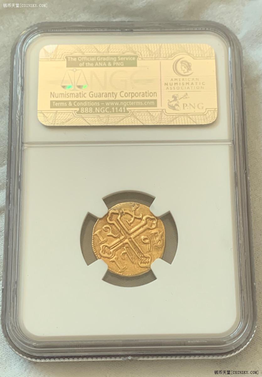 钱币天堂·交易区详情·ngc 1798印度 葡萄牙金币 xf