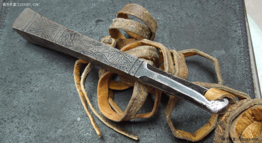 钱币天堂·交易区详情·加大藏区的四面满工寒铁打狼棒(完整精美)