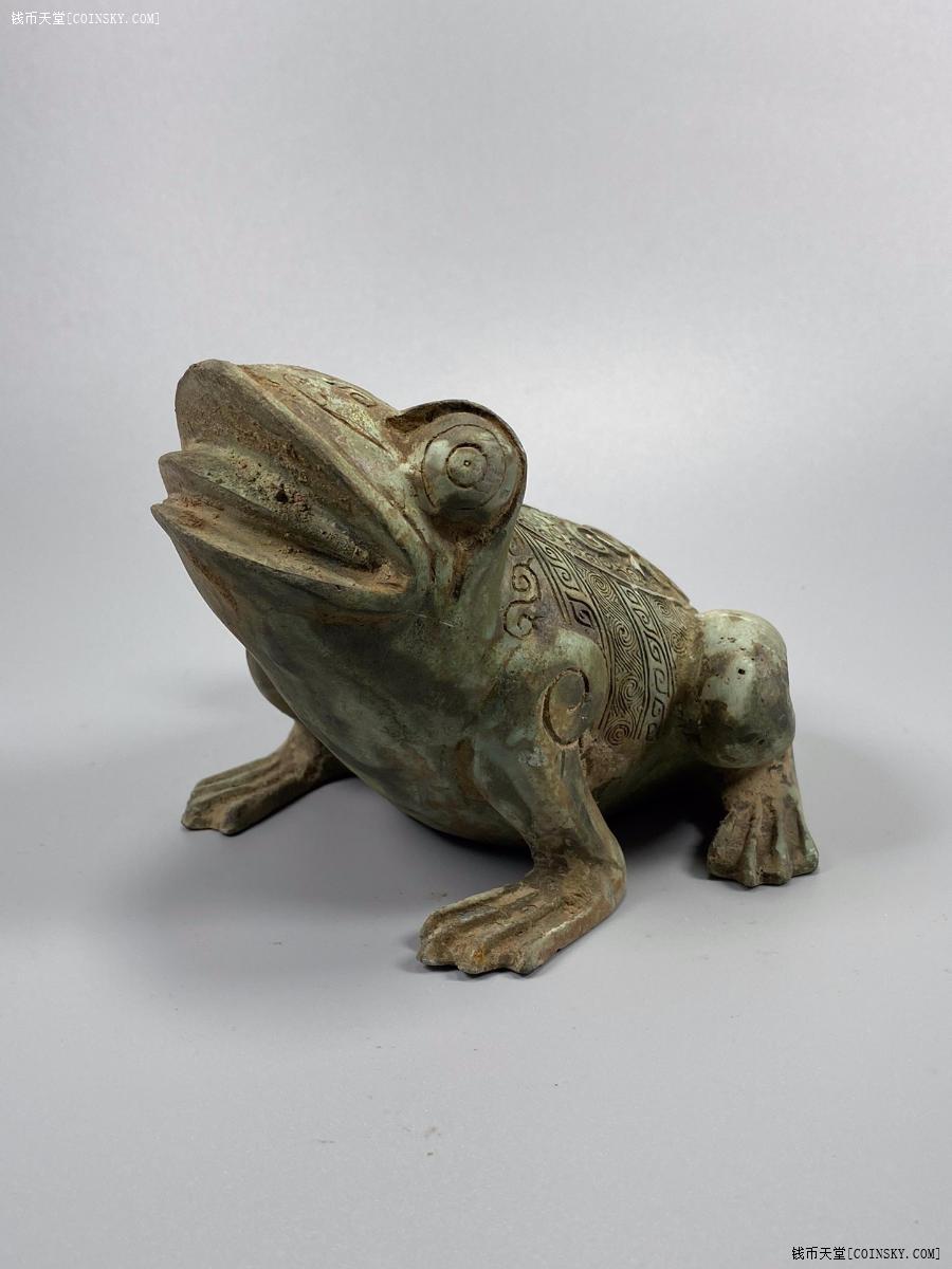 钱币天堂·交易区详情·珍藏铜青蛙一个 重约820克.