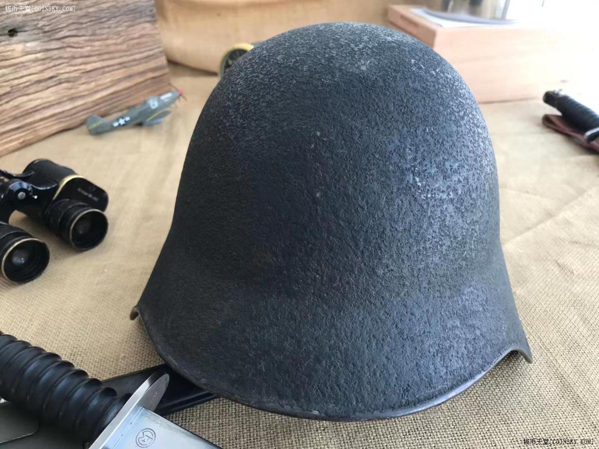 冷战时期原品 瑞士m18钢盔