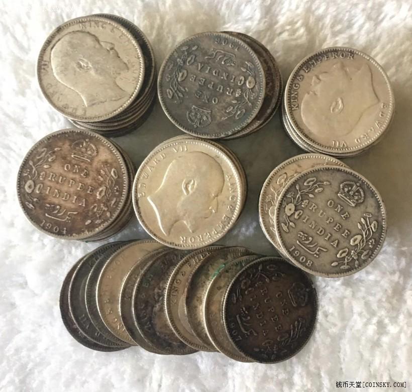 印度爱七1卢比70枚通走