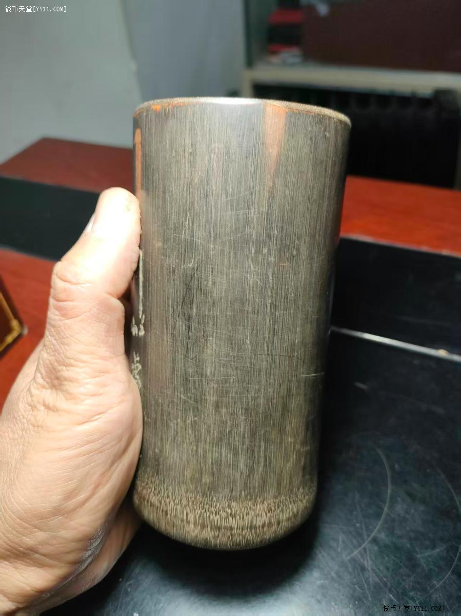 艺拍天堂·交易区详情·民国诗词竹笔筒