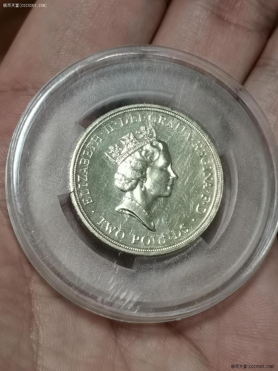 1998年2英镑硬币图片图片