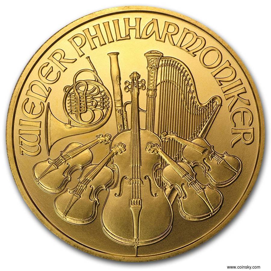 2002奥地利维也纳爱乐团9999金币1盎司
