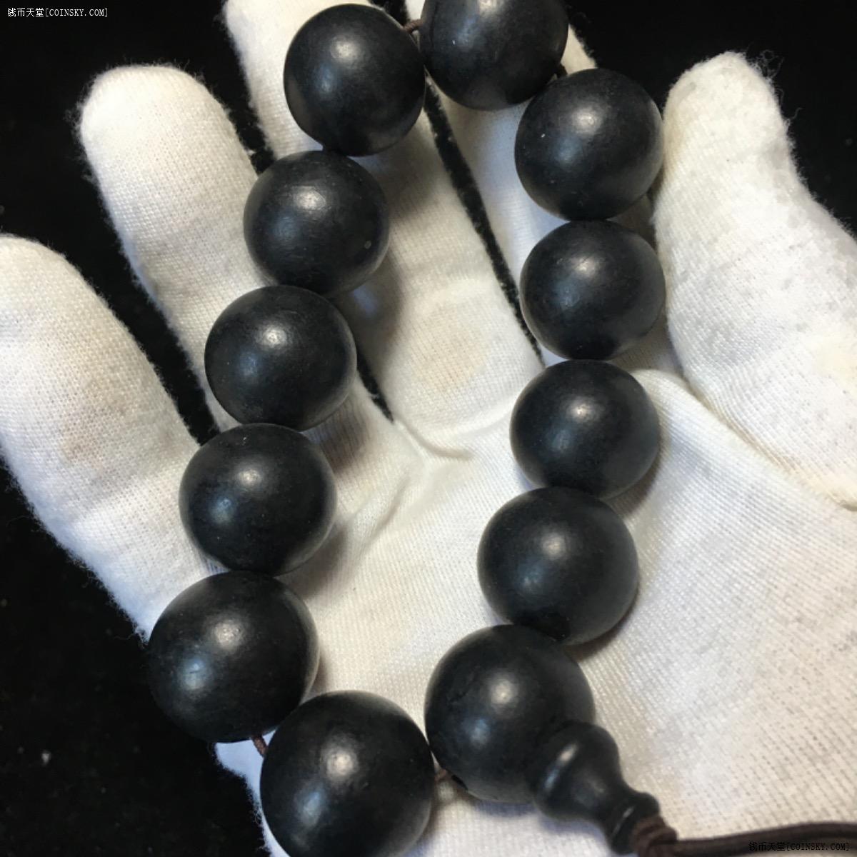 钱币天堂·交易区详情·乌黑木手串一条