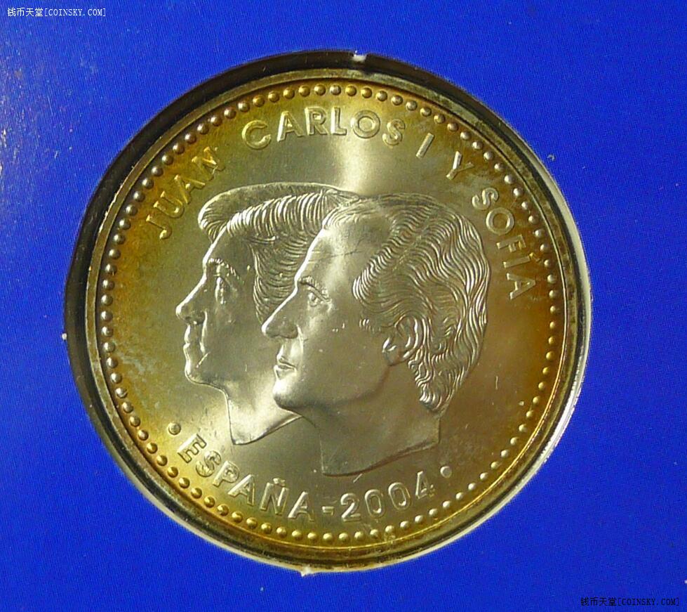 钱币天堂·交易区详情·2004年西班牙12欧元银币1枚