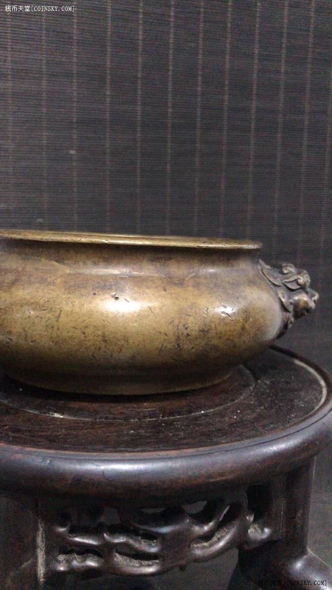 钱币天堂·交易区详情·大明宣德年制款狮耳宣德炉