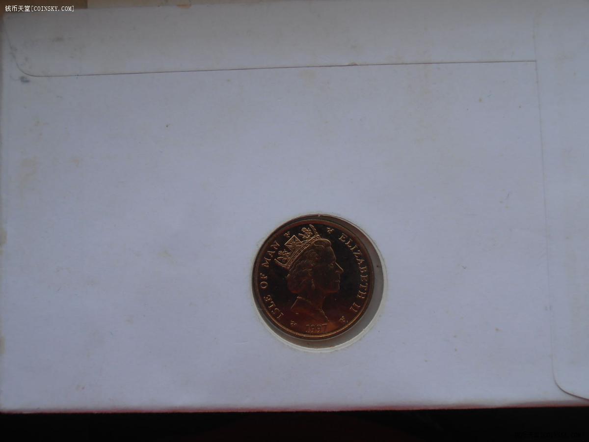 马恩岛1997年5镑首日封特价