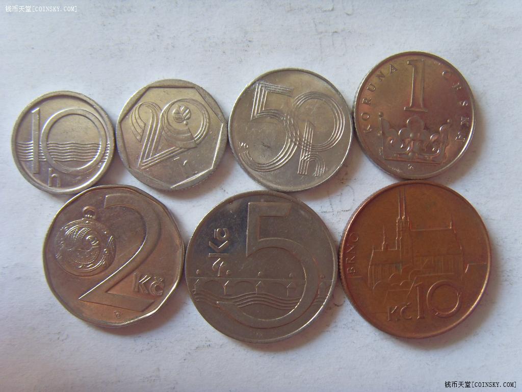 钱币天堂·交易区详情·捷克共和国7枚套