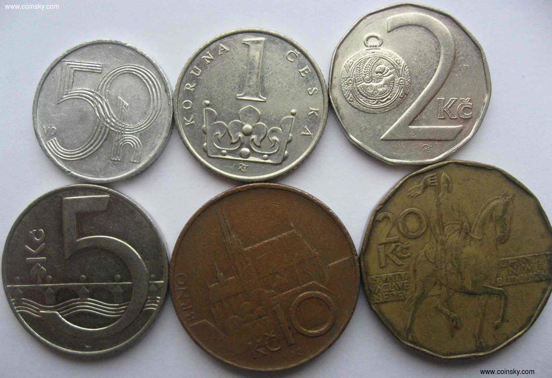 捷克共和国现行高面值50海来59克朗套币