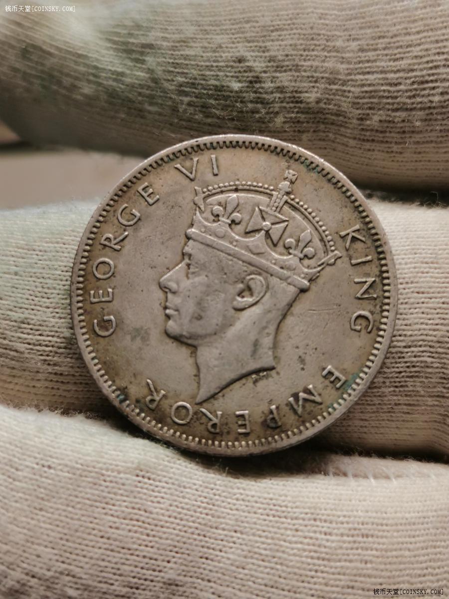 钱币天堂·交易区详情·【极美品】1947年英属南罗得西亚乔治六世2