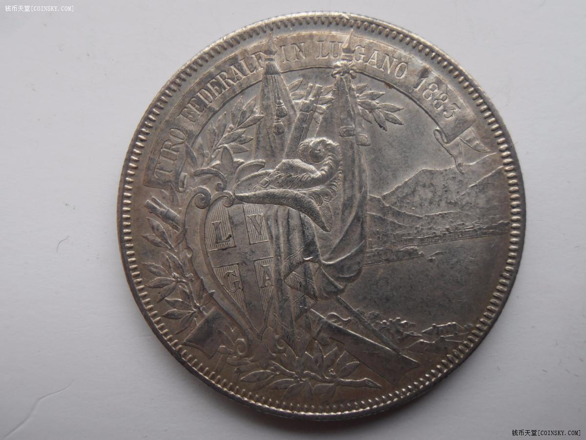 瑞士5法郎银币图片