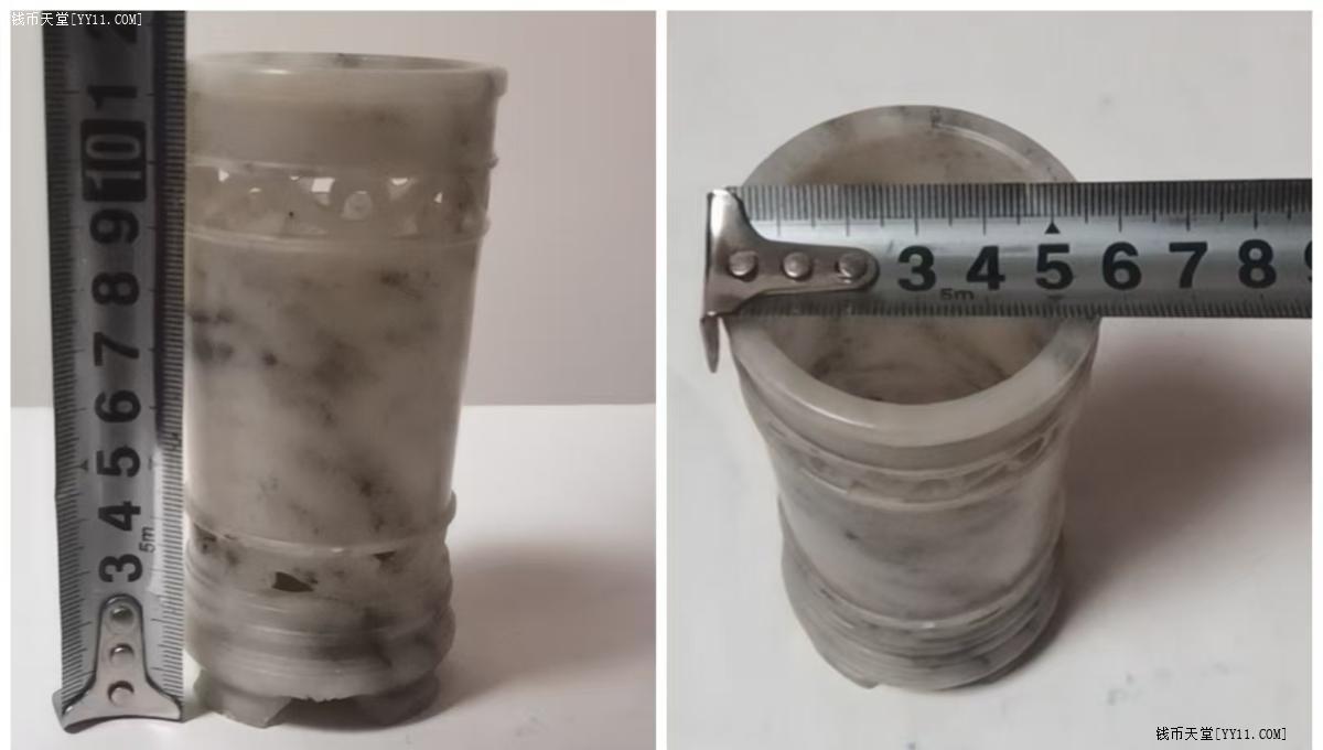 艺拍天堂·交易区详情·一个玉石雕刻笔筒