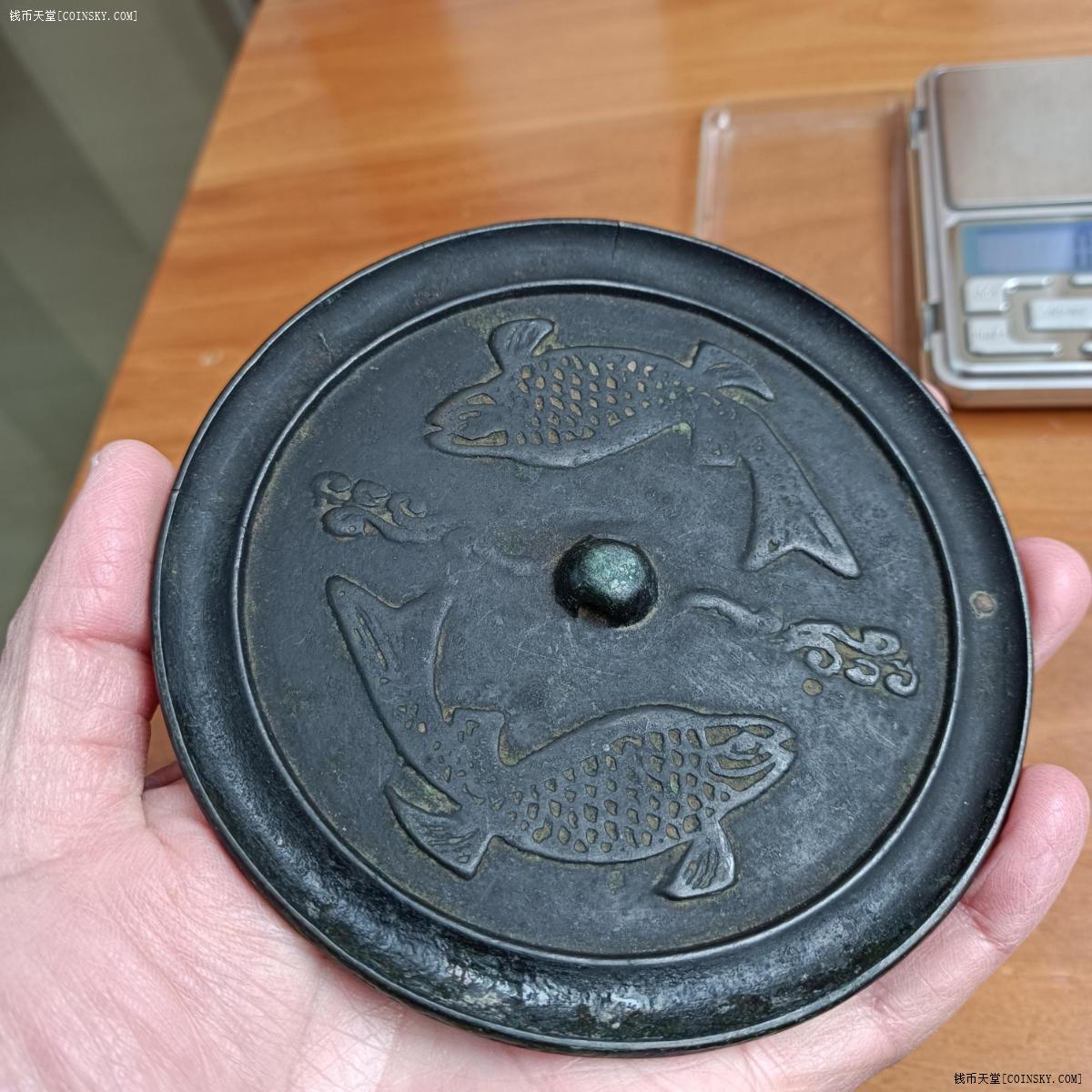 钱币天堂·交易区详情·明代双鱼铜镜