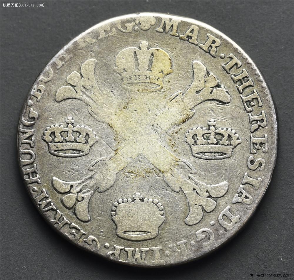 钱币天堂·交易区详情·1774年奥属尼德兰1克朗泰勒大银币