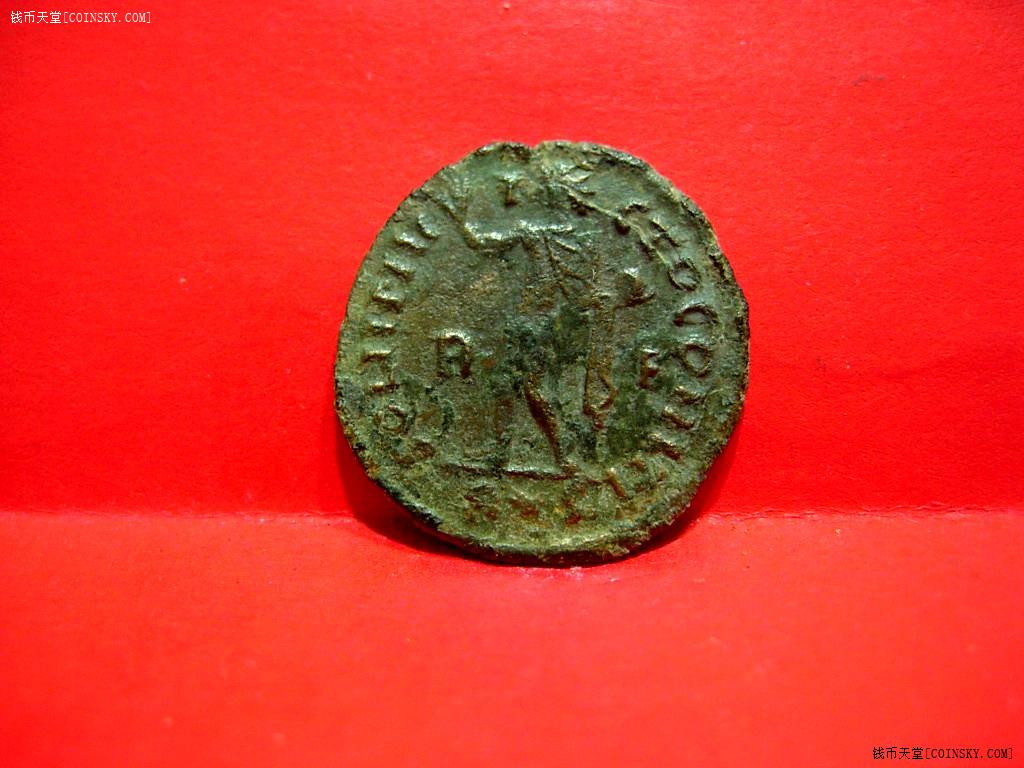 天堂·交易区详情·13美品罗马帝国君士坦丁二世皇帝裸体拿地球铜币