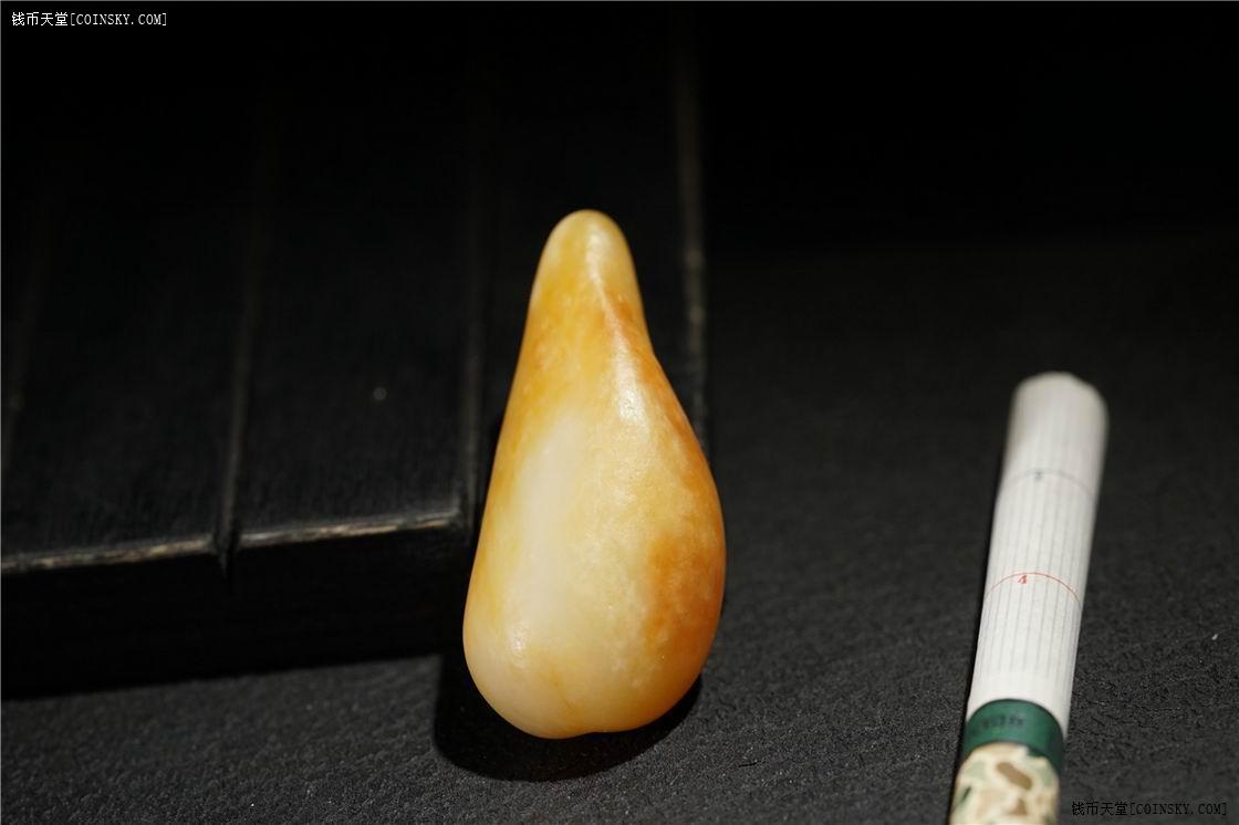 2g【洒金皮/黄沁皮-白玉籽料】