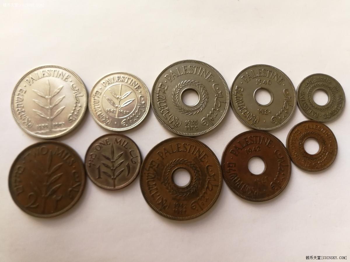 巴勒斯坦10枚套币1