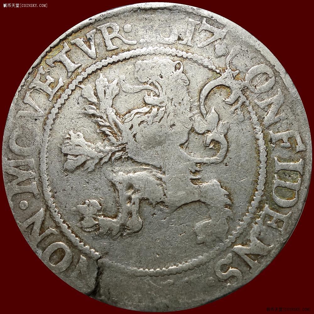 钱币天堂·交易区详情·【雨安】 荷兰狮子泰勒西弗里斯兰省1617年大