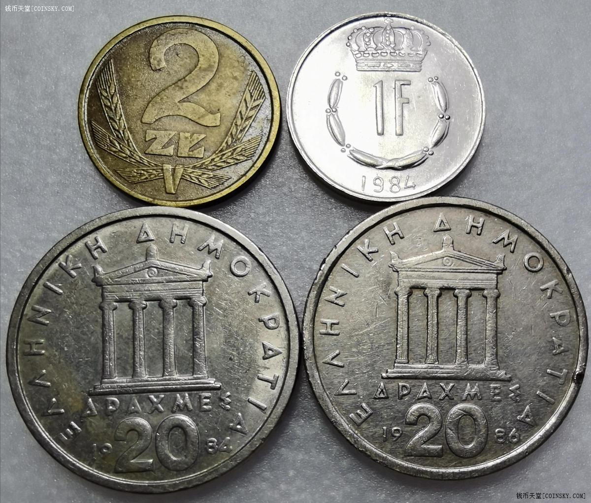 钱币天堂·交易区详情·裸拍 波兰 希腊早期钱币