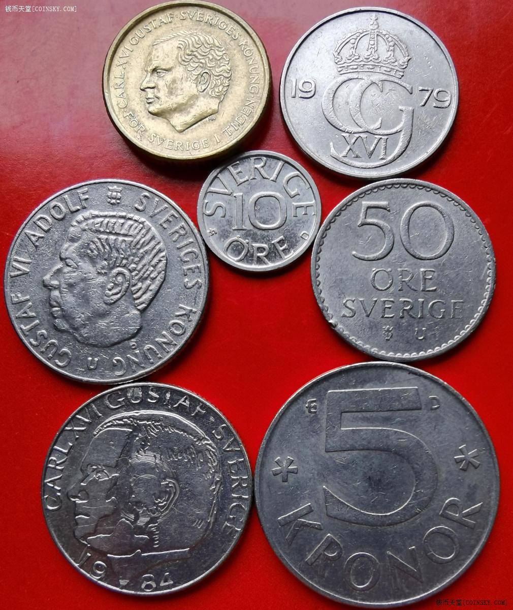 钱币天堂·交易区详情·裸拍 瑞典 瑞士 丹麦早期钱币四组