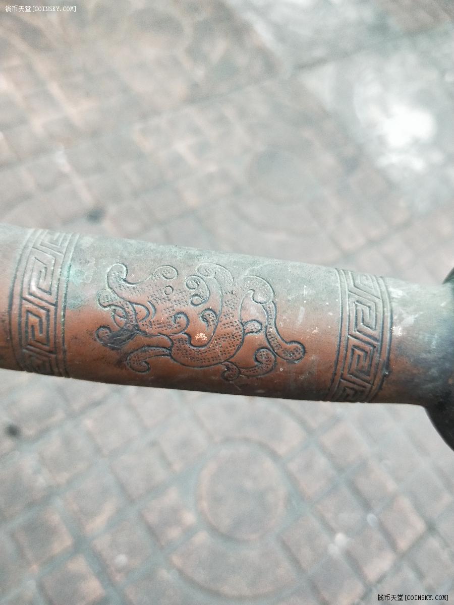 钱币天堂·交易区详情·按工艺品:一把红铜纯钢镇宅风水剑