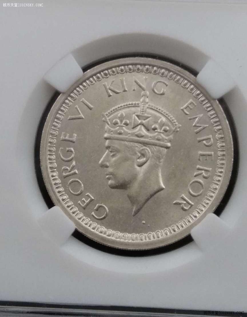 钱币天堂·交易区详情·6047极美乔治六世银币