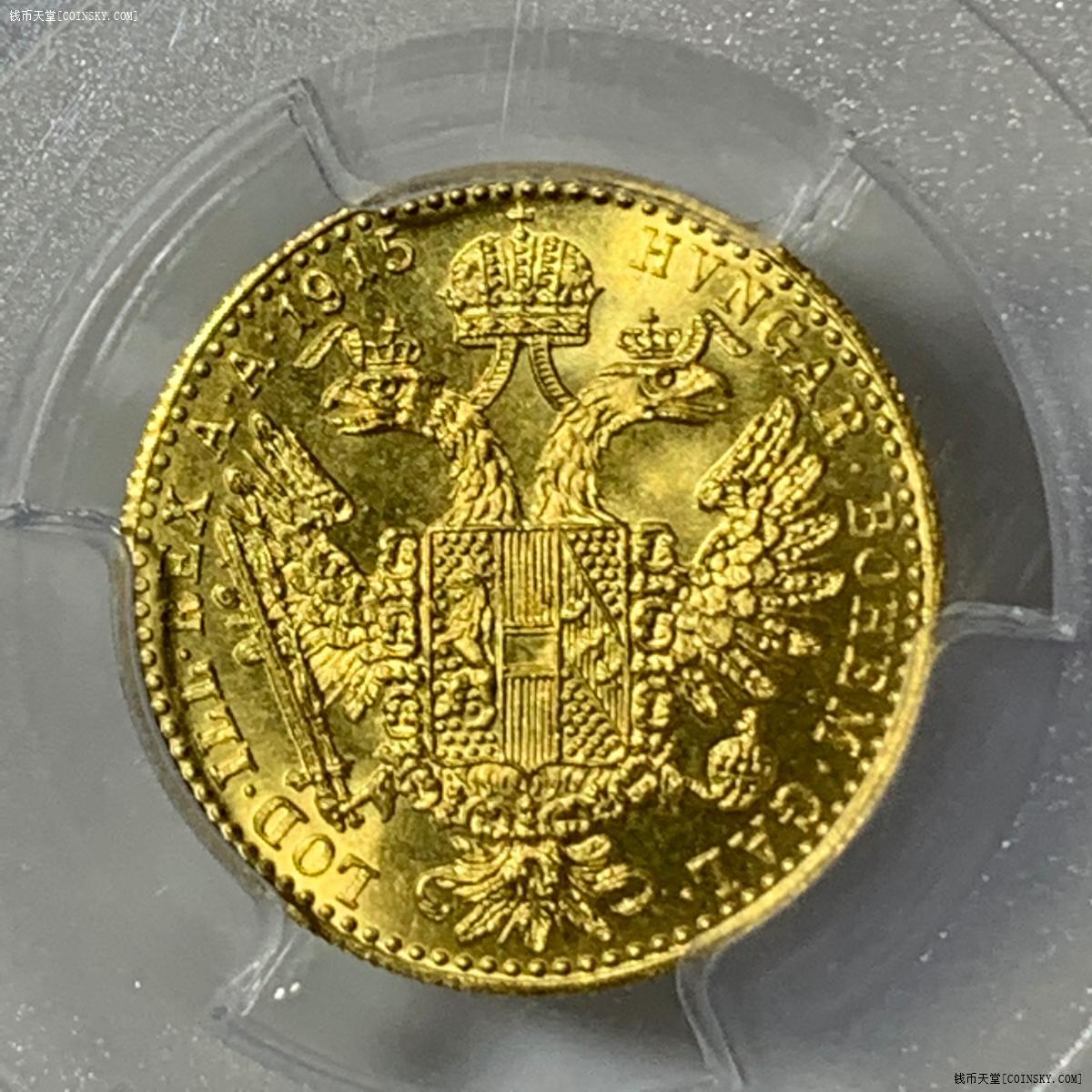 钱币天堂·交易区详情·奥匈帝国杜卡特金币pcgs ms67