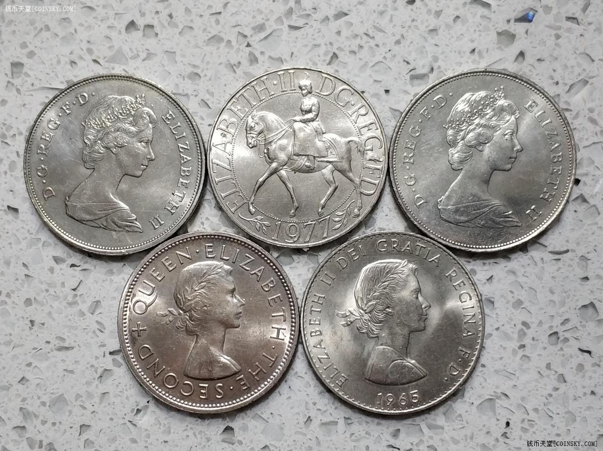 钱币天堂·交易区详情·英联邦国家克朗币5枚