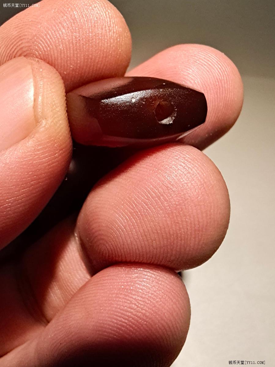 钱币天堂·交易区详情·辽酒红玛瑙扁珠